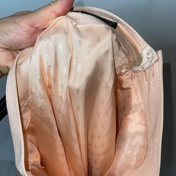 Harve Bernard Vintage Womens Trouser Pants Size 6 Peach High Rise Pleated Front - Picture 4 of 14